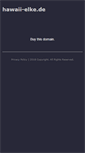 Mobile Screenshot of hawaii-elke.de